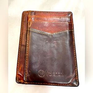 Valenchi Brown Slim Leather Wallet